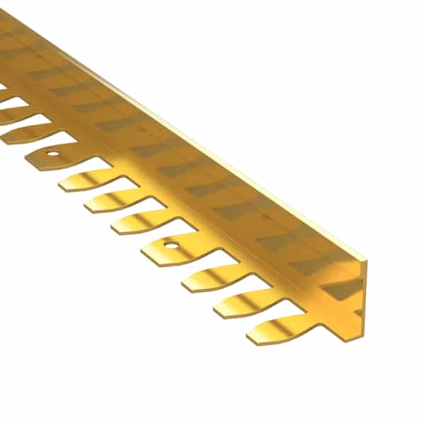 Skarvlist Böjbar Förnicklad Mässing 20 mm 250 cm